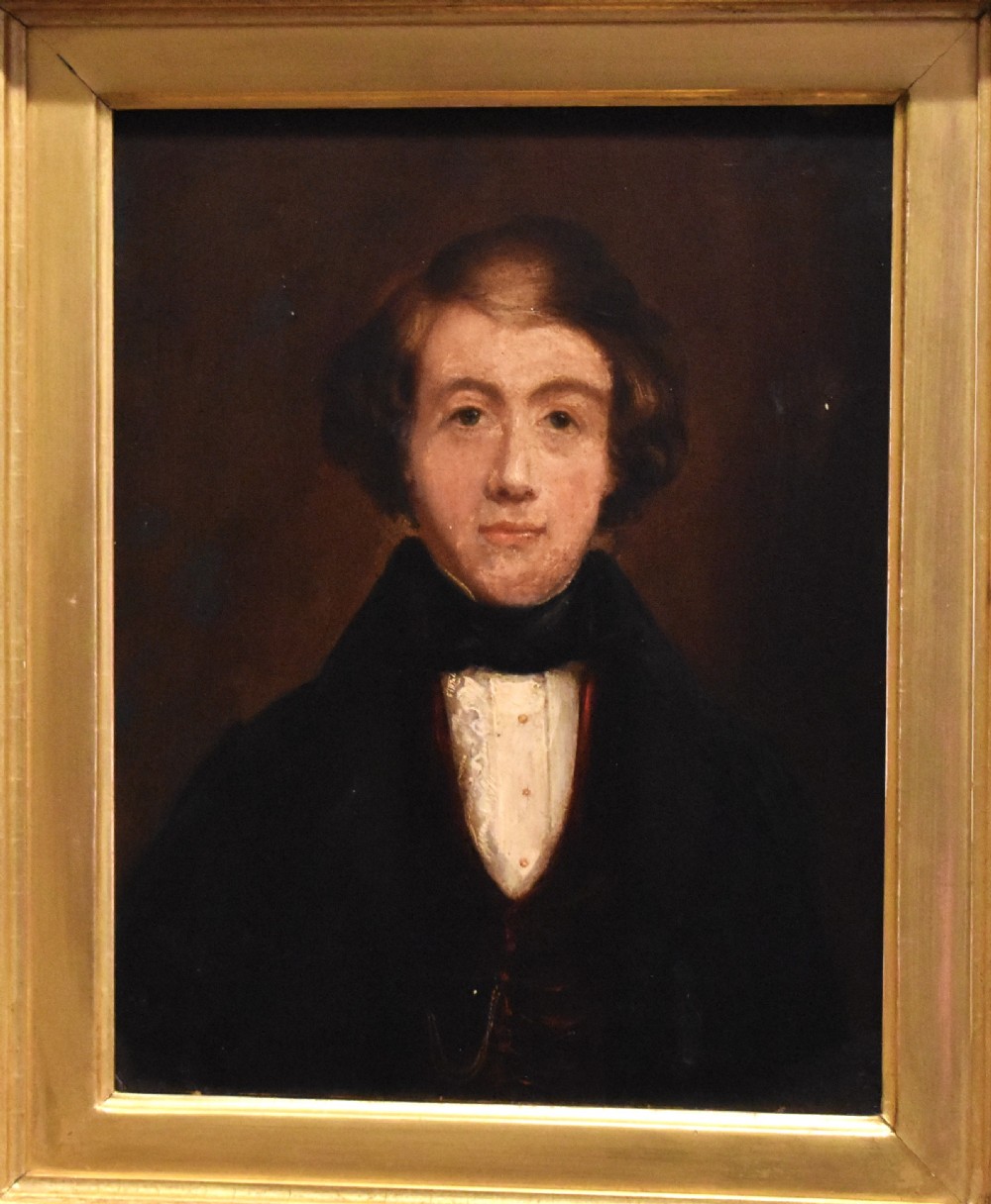 Early Victorian oil portrait of a gentleman View III