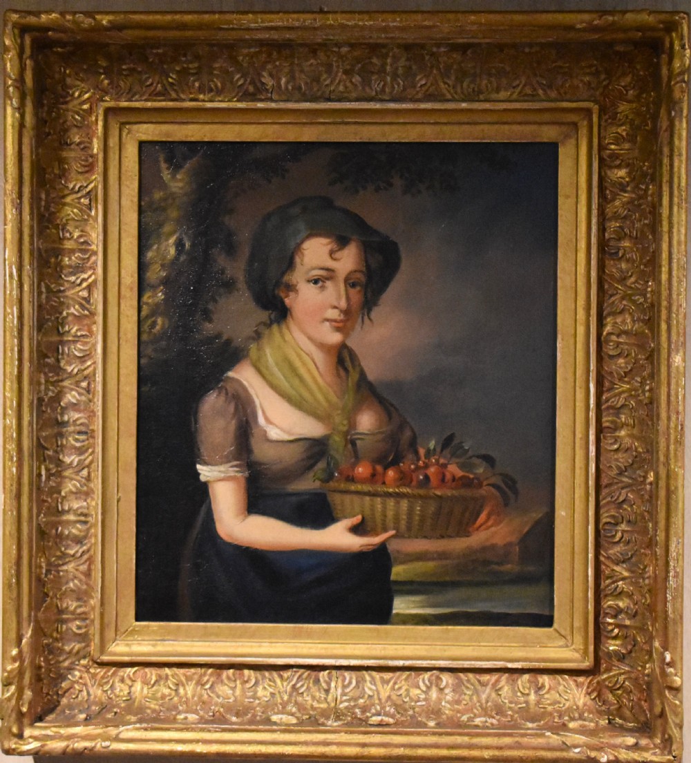 Pair of Georgian oil paintings View VI