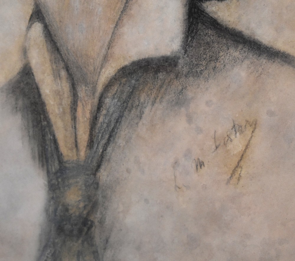 1920’s pastel portrait of a lady View VI