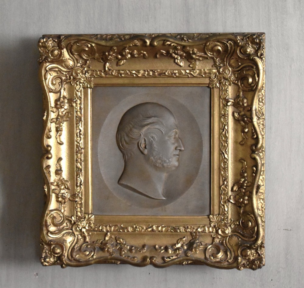 A relief bust by Joseph Edwards 
