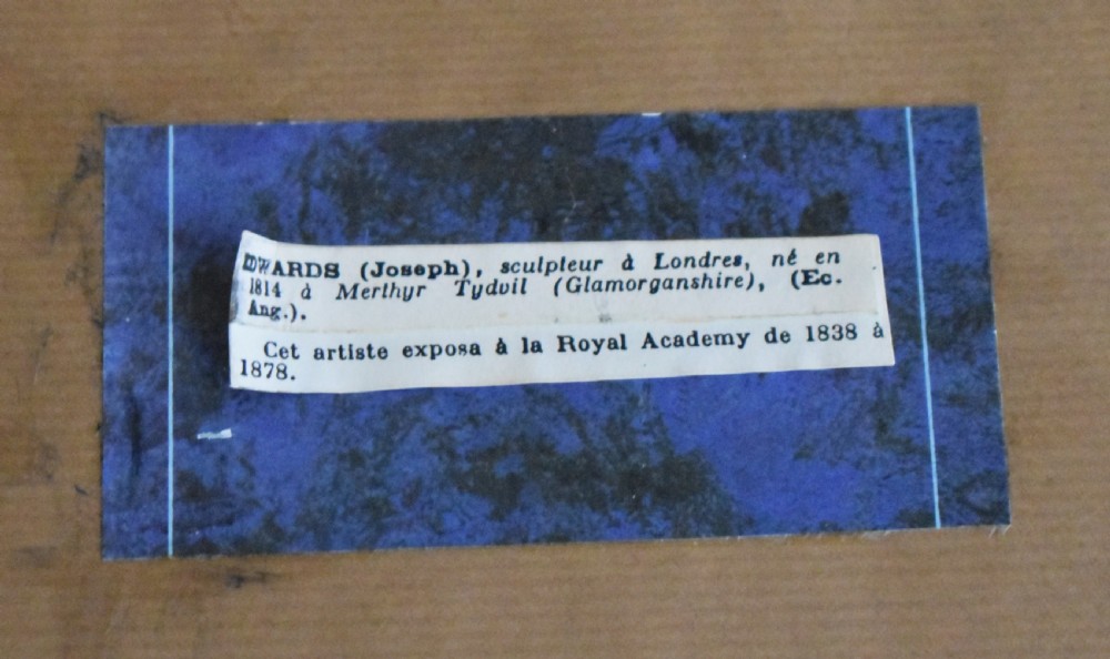 A relief bust by Joseph Edwards  View IX