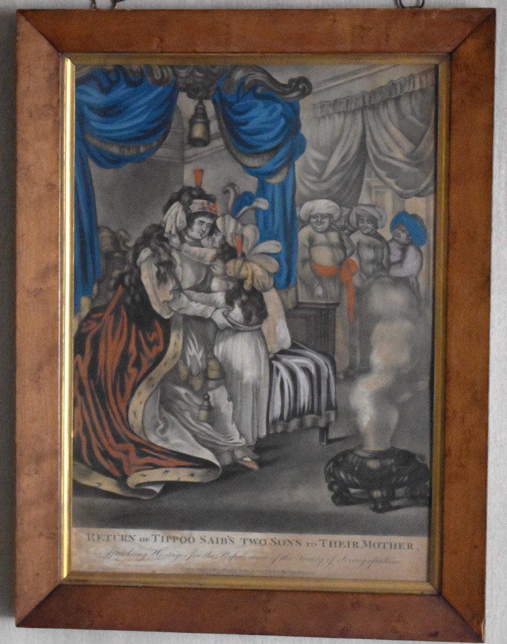 Rare pair of Georgian prints relating to Tipu Sultan View VI