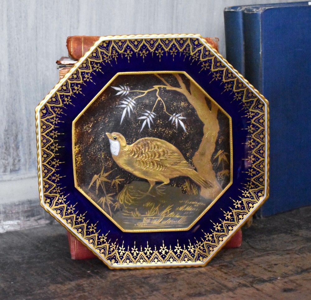 Copeland Aesthetic movement octagonal plate
