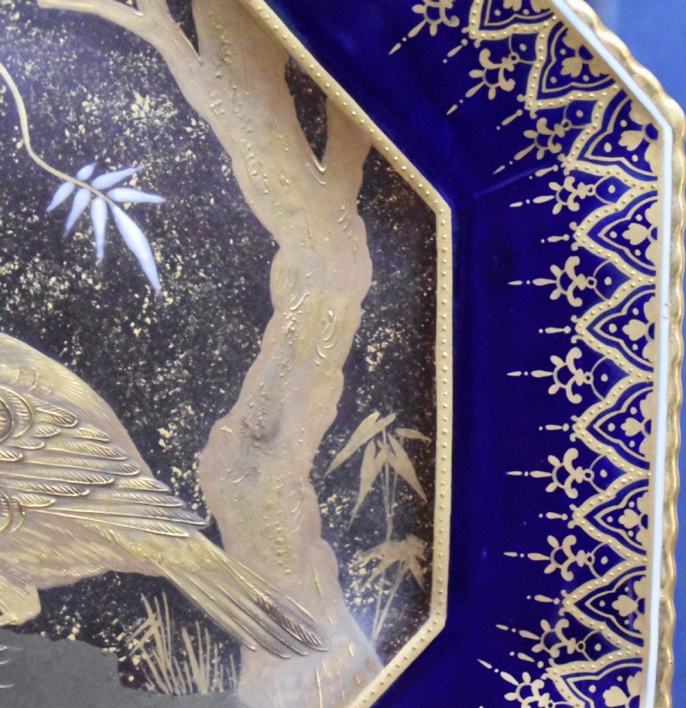 Copeland Aesthetic movement octagonal plate View V