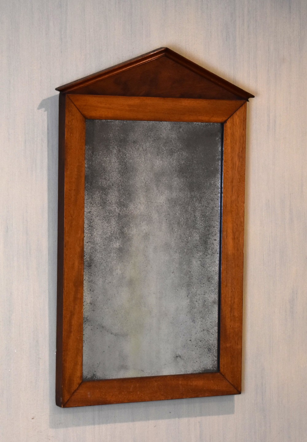 William IV mahogany wall mirror