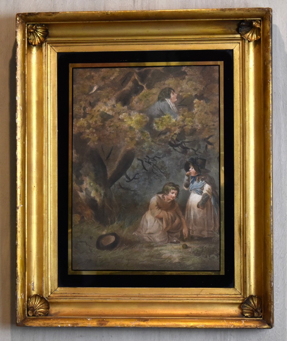 Georgian print after George Morland View II