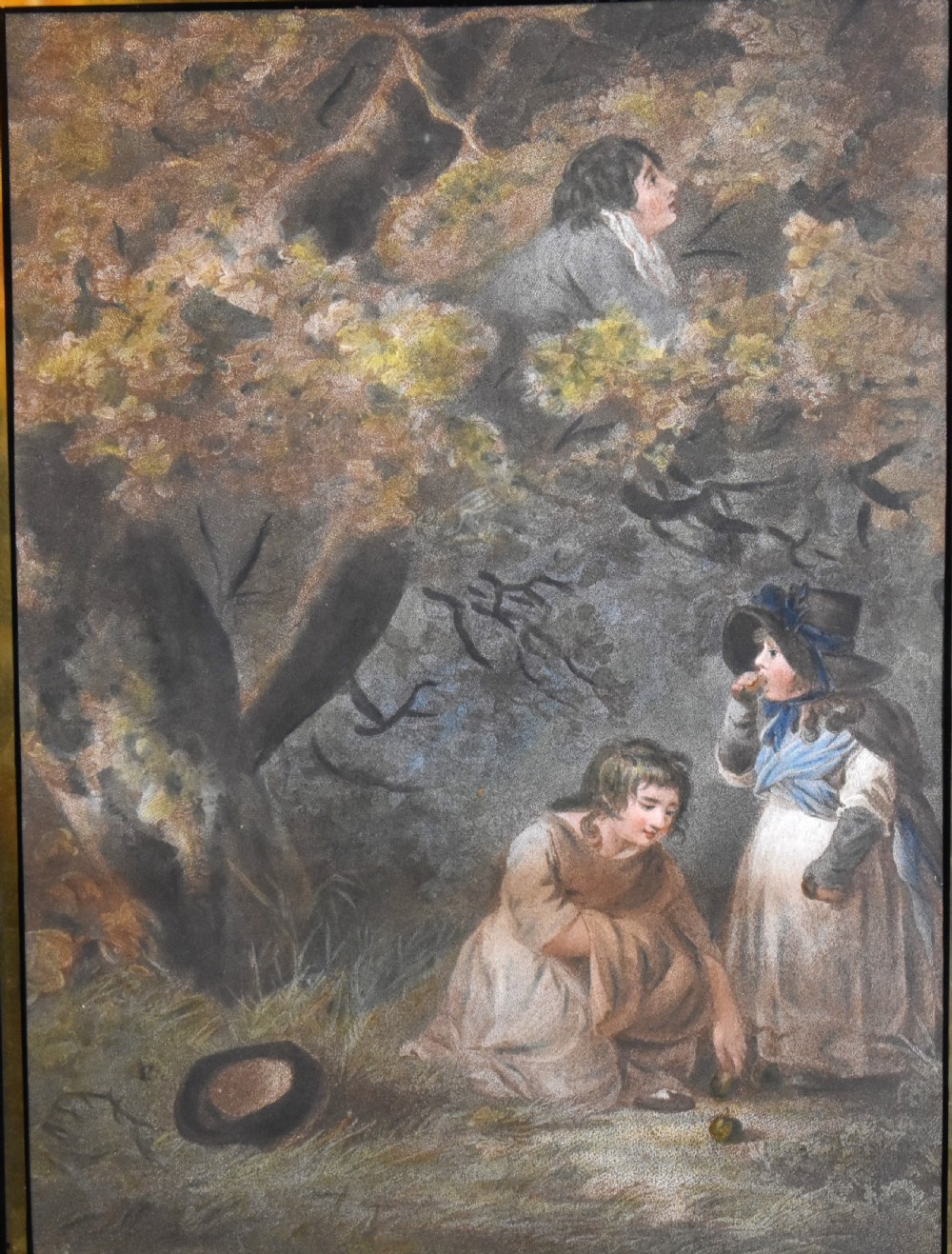 Georgian print after George Morland View IV