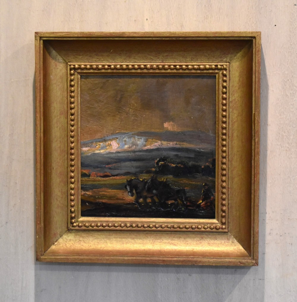 English Impressionist oil sketch