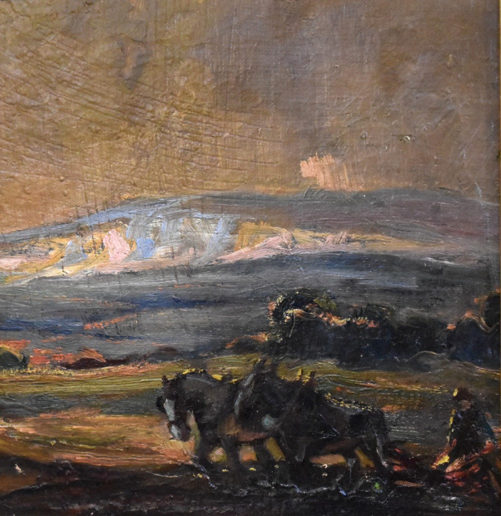English Impressionist oil sketch View III