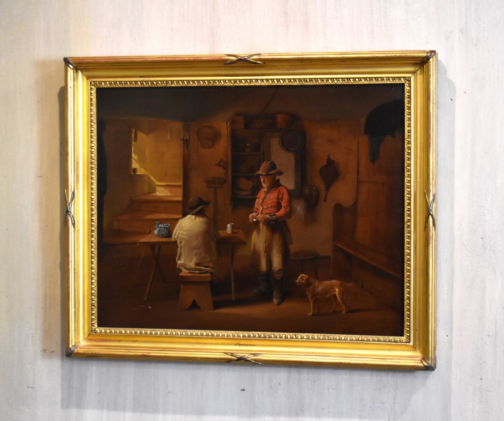 Superb oil painting by Edmund Bristow (1787-1876)