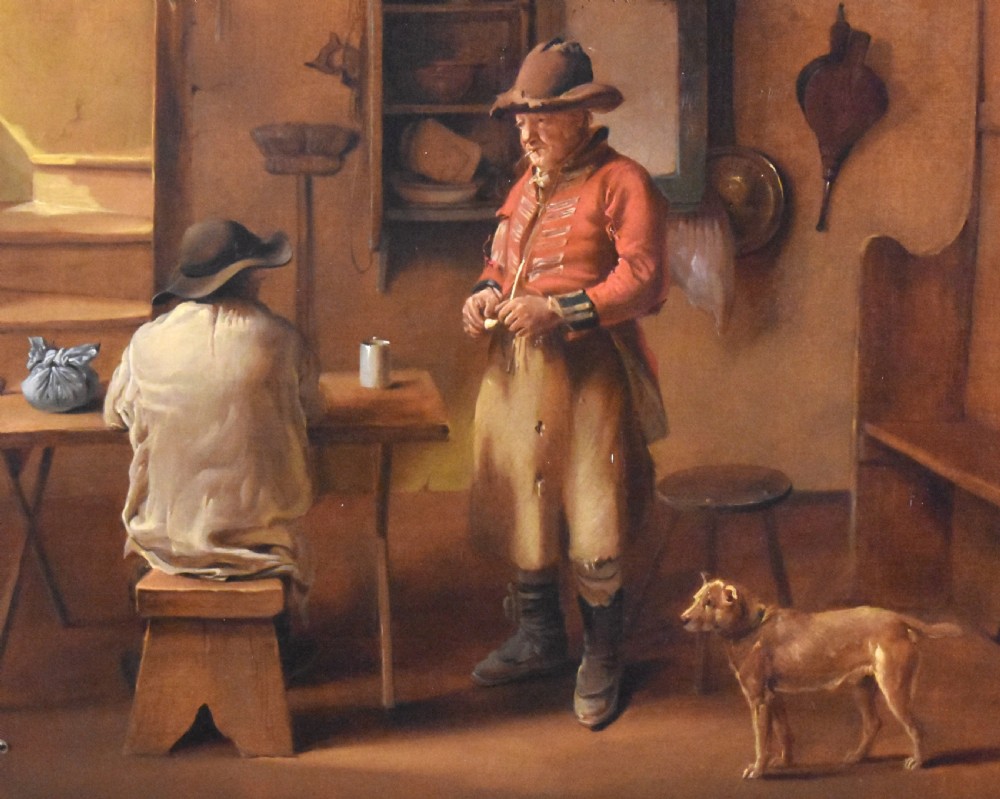 Superb oil painting by Edmund Bristow (1787-1876) View V