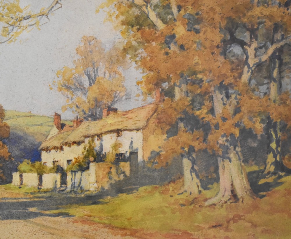 Cottage watercolour by Mary S Hagarty View III