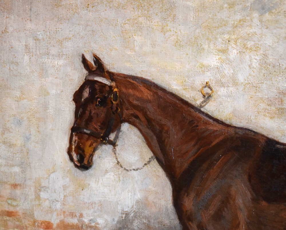 Horse oil painting of Dandy by John Atkinson 1863-1924 View V