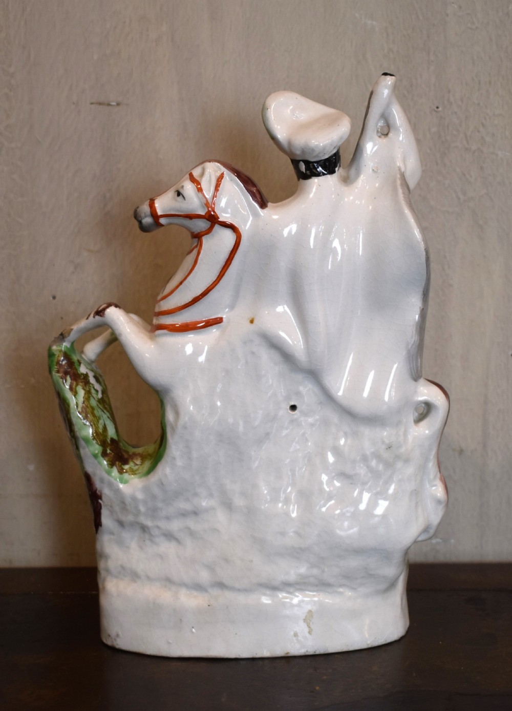 Rare Staffordshire figure of a leopard hunter View III