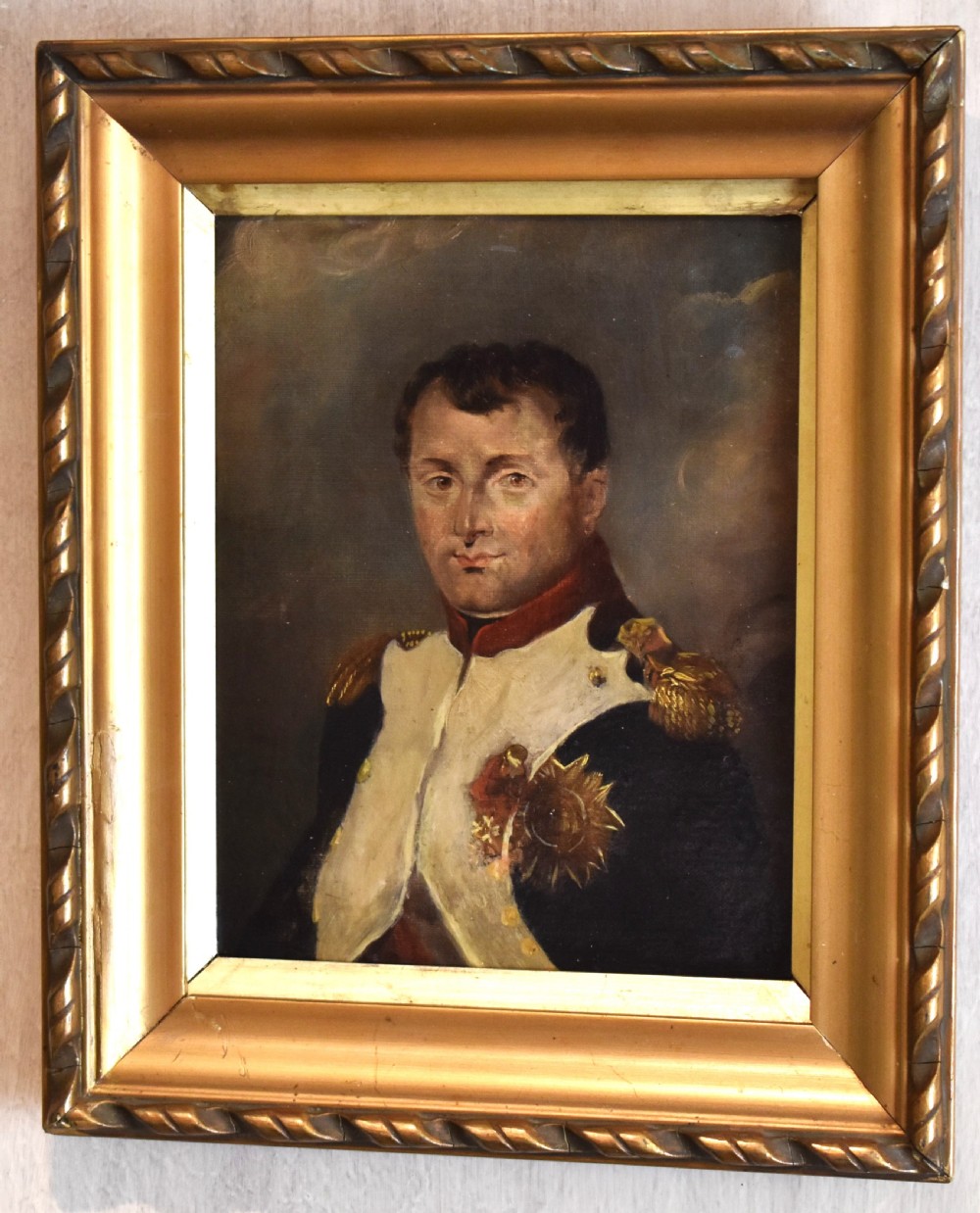 Oil painting portrait of Napoleon View II