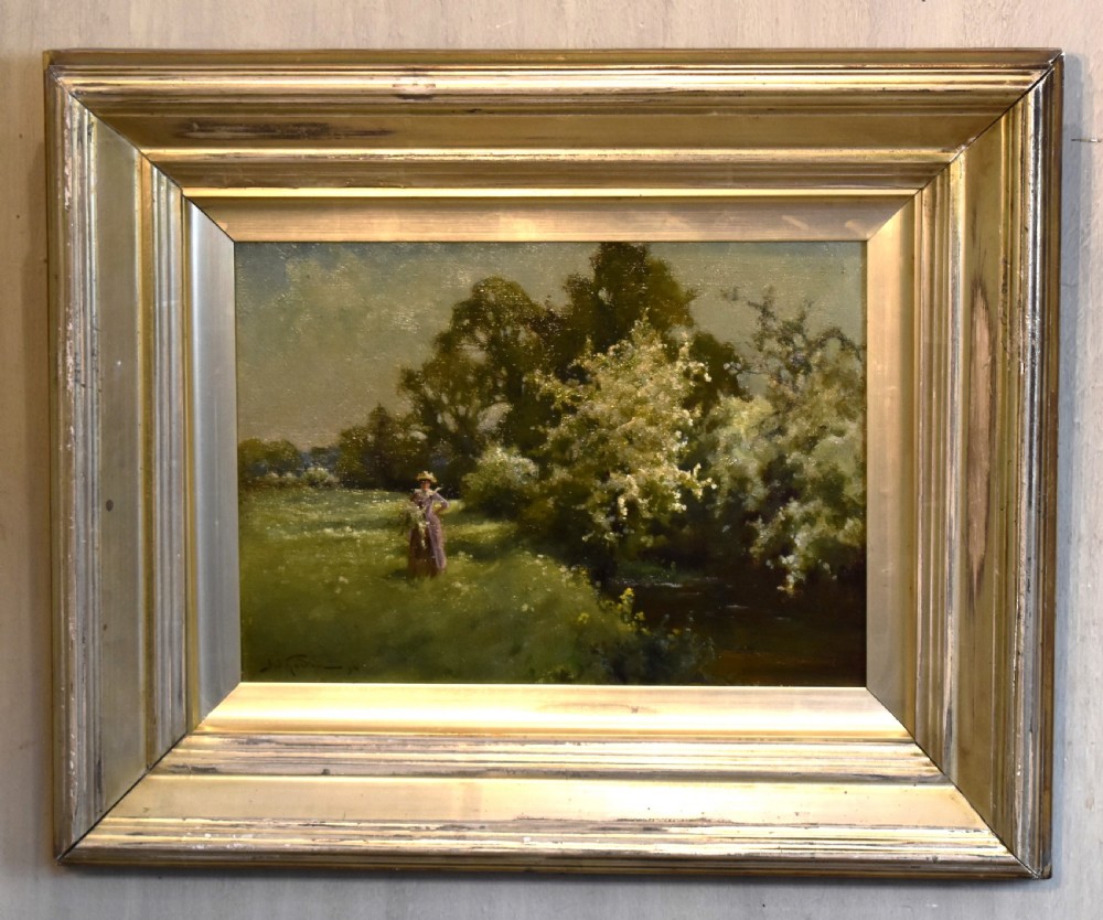 Summer blossoms oil painting by Sidney Valentine Gardner View II