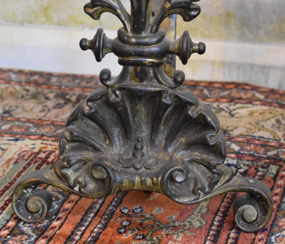 Fine large pair of firedogs or Andirons View III