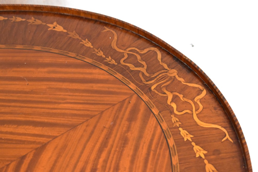 Fine inlaid satinwood centre table View IV