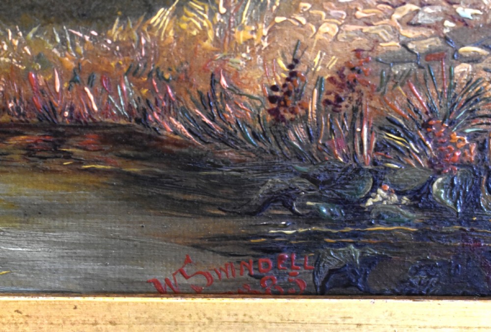 Cottage at Whittington oil painting by W Swindell View VI