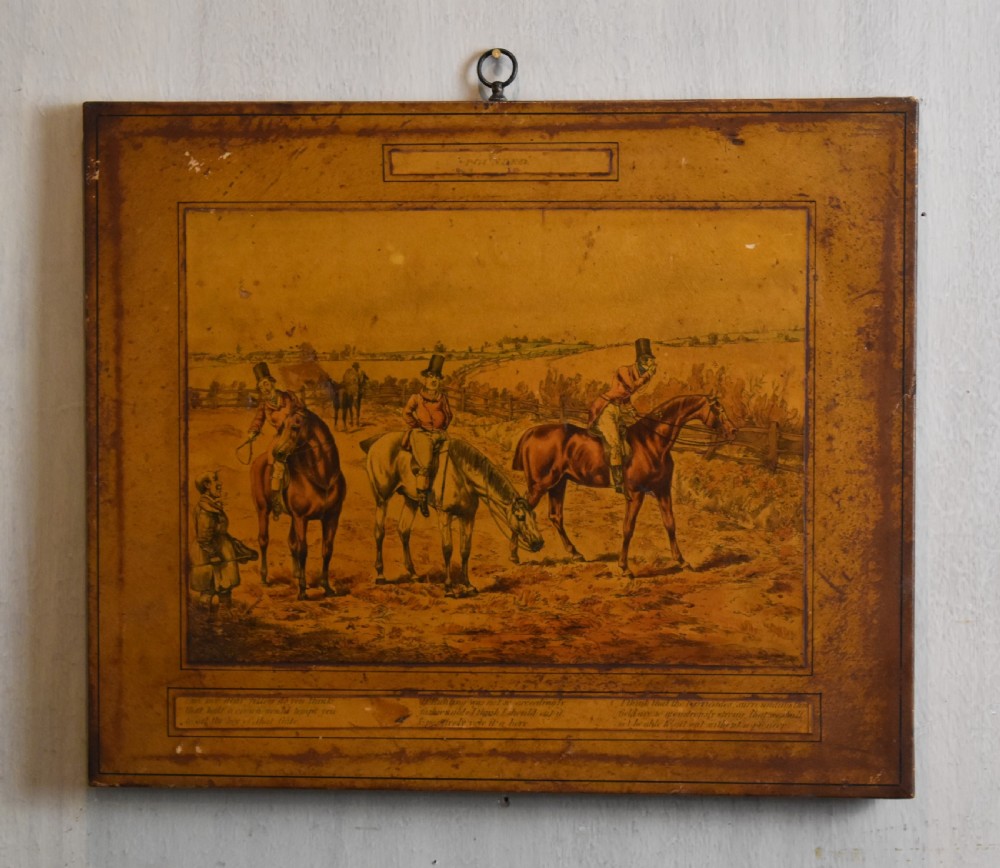 Pair of Victorian hunting prints View III