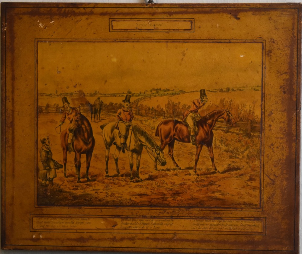 Pair of Victorian hunting prints View IV