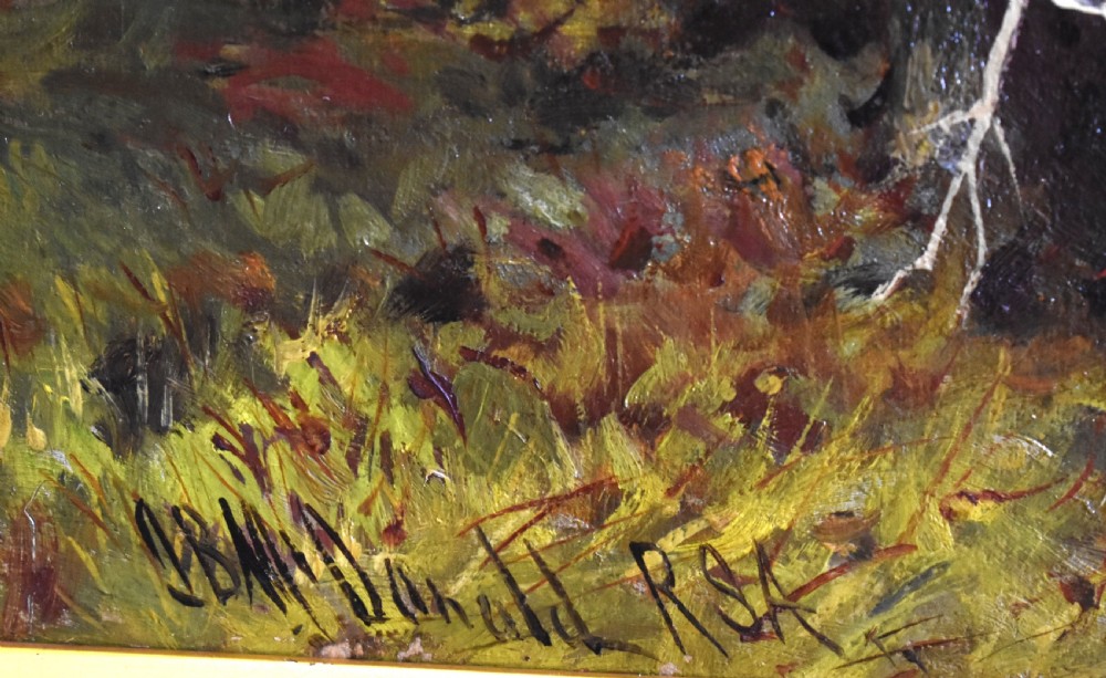 Oil painting by John Blake Macdonald (1829-1901) View III