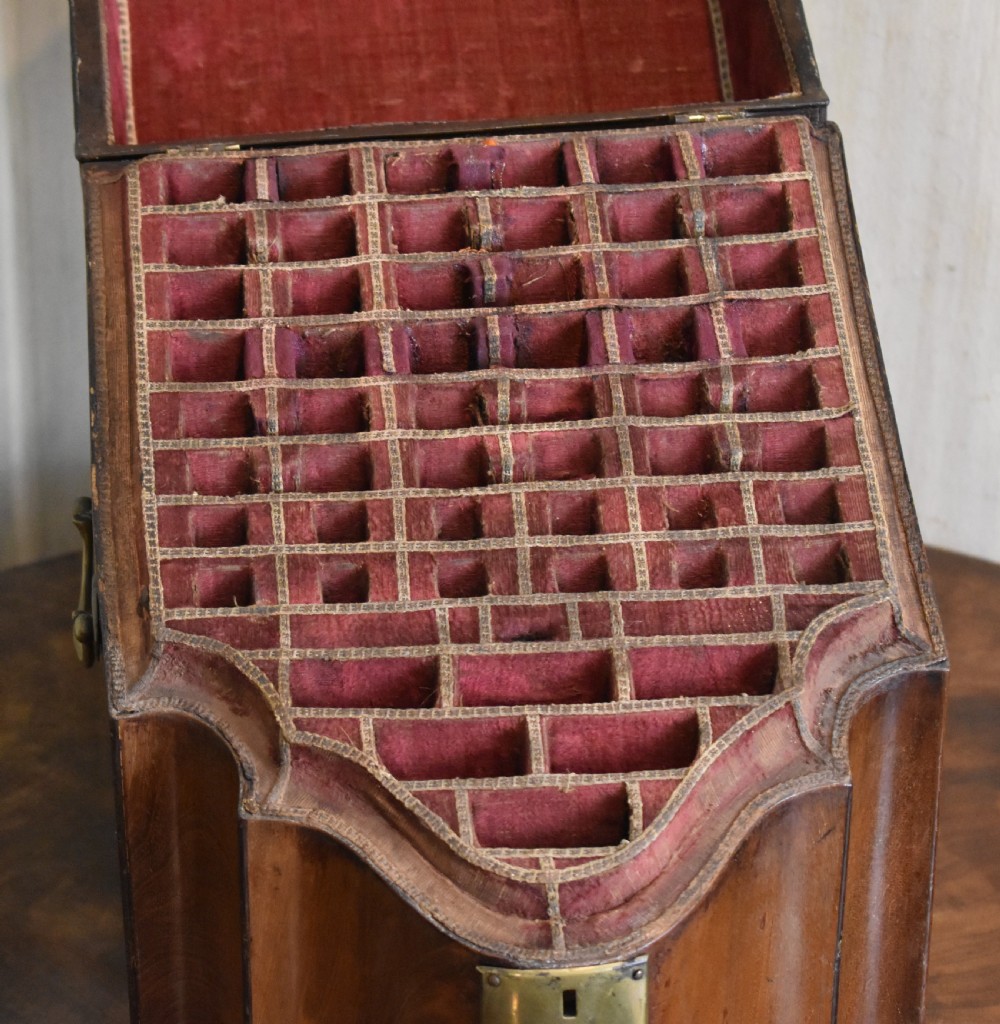 Georgian mahogany knife box View VII