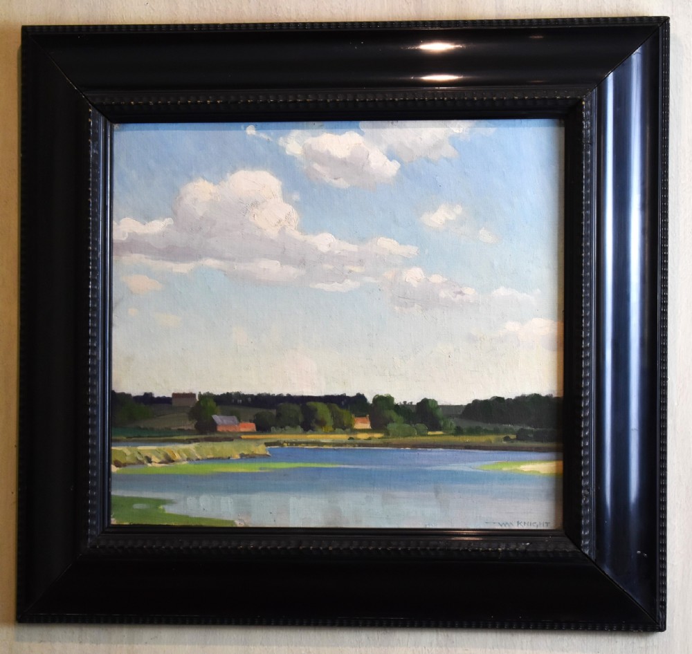 A bright August morning, oil painting by William Knight  View II