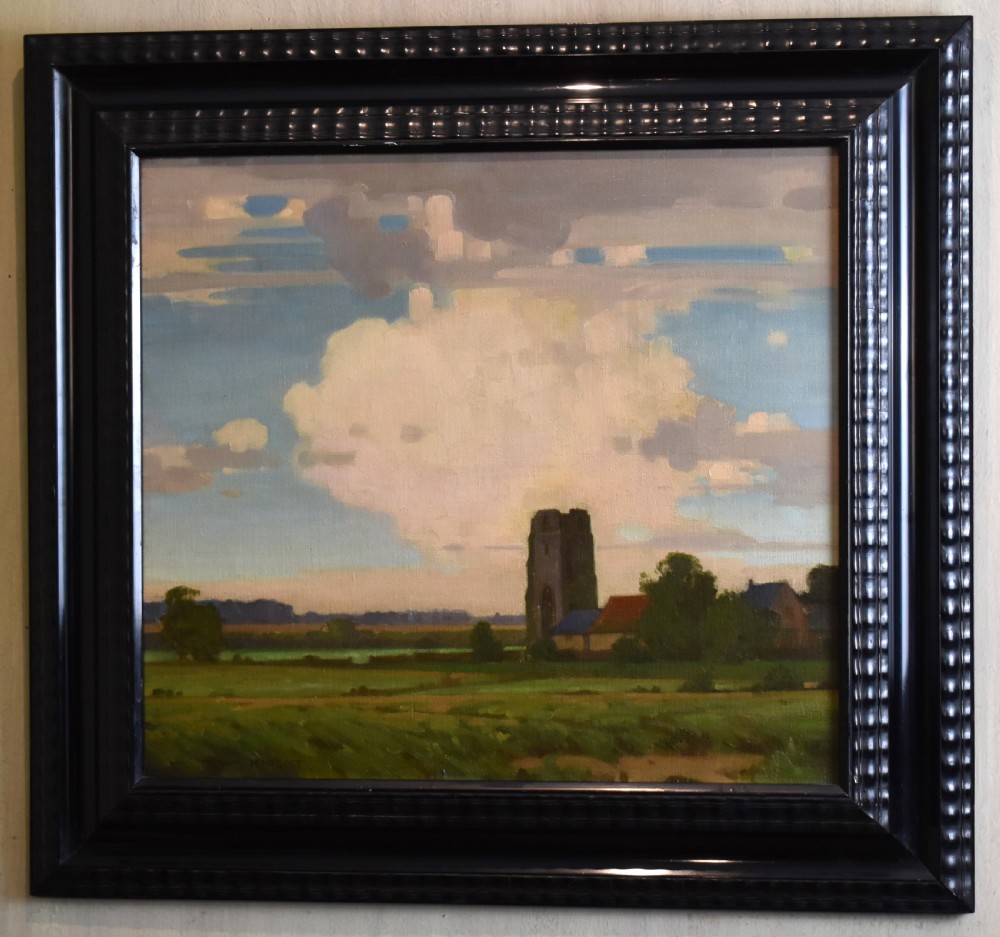 The ruined tower, oil painting by William Knight View II