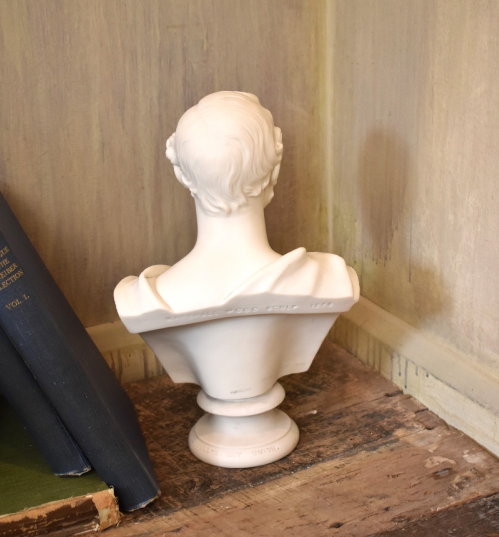 Parian bust of Prince Albert Edward by Copeland View IV
