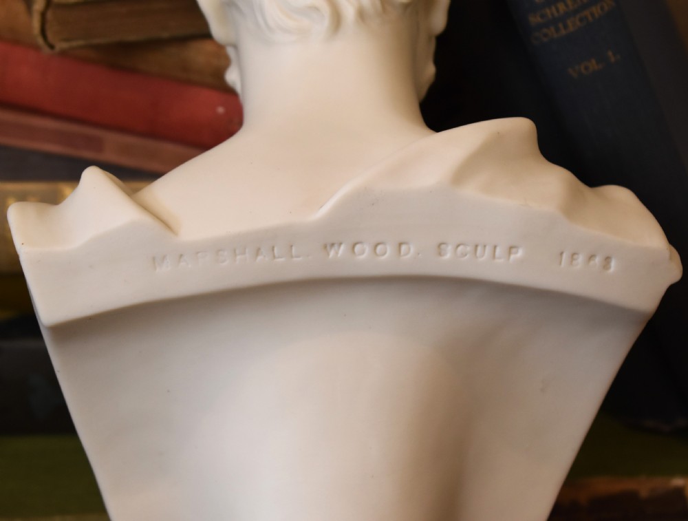 Parian bust of Prince Albert Edward by Copeland View V