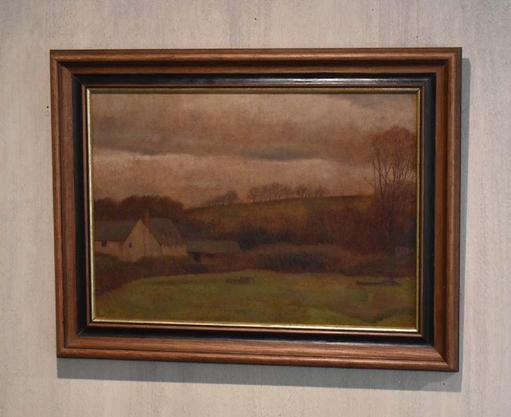 Landscape oil painting by Frank Hughes