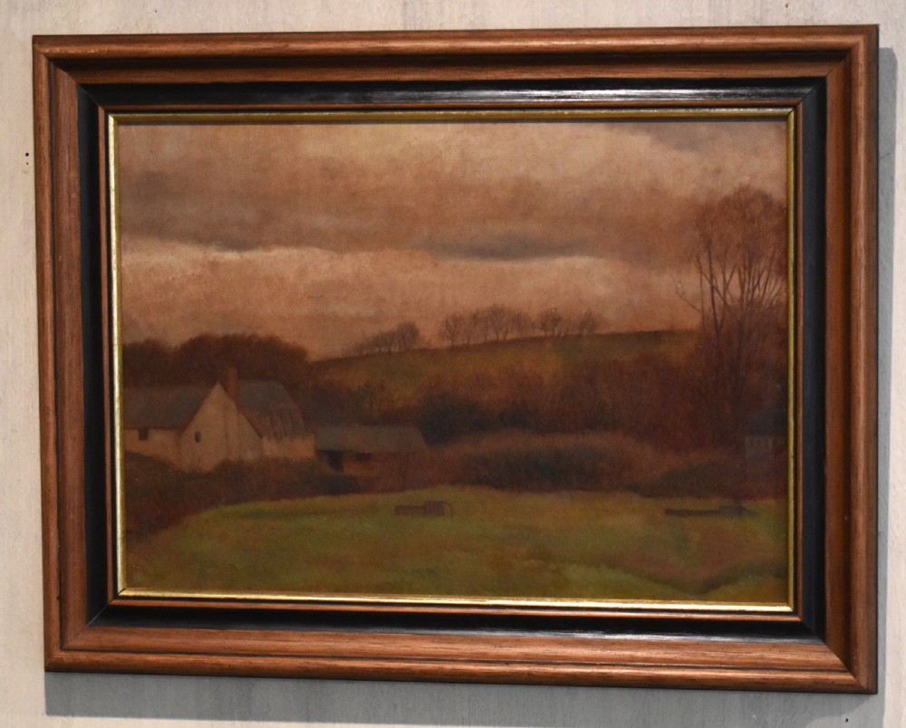 Landscape oil painting by Frank Hughes View II