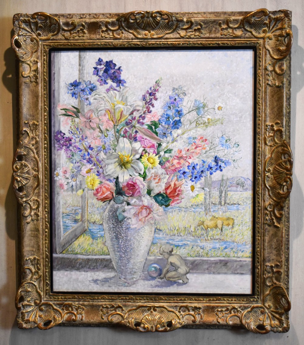 Still life oil painting by Marjorie Moore View II