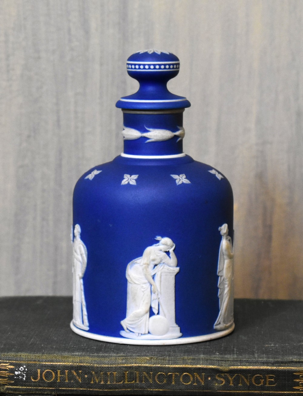 Fine wedgwood jasperware perfume bottle