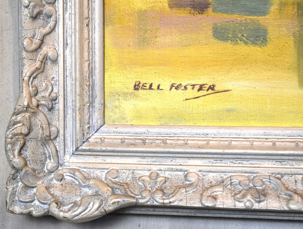 Abstract oil painting of London by Arthur Bell Foster View V