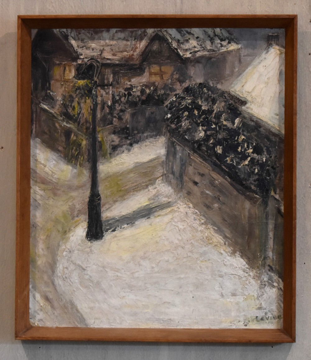 Lamplight oil painting by Sylvia Levine
