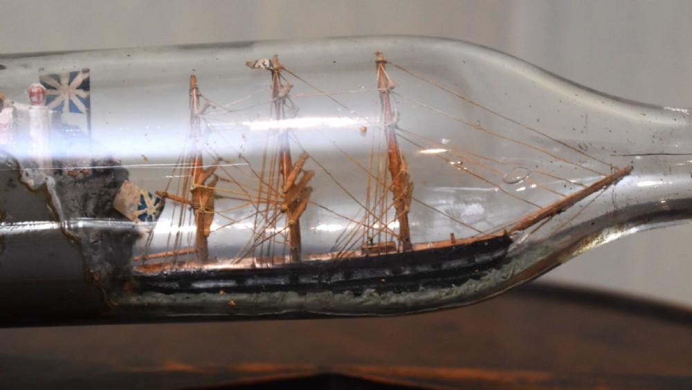 Ship in a bottle on stand View VI