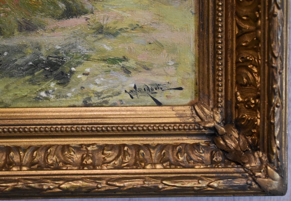 Mowers, oil painting by Arthur Walker Redgate View IV