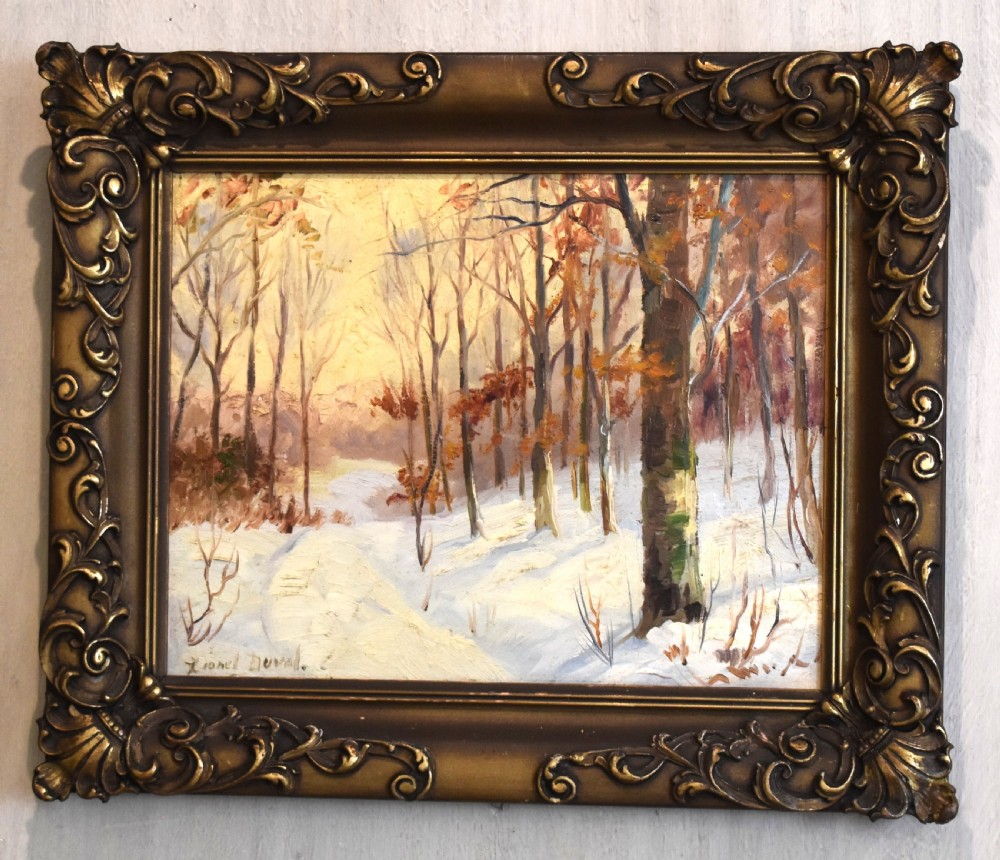 Canadian landscape oil painting by Lionel Duval View II