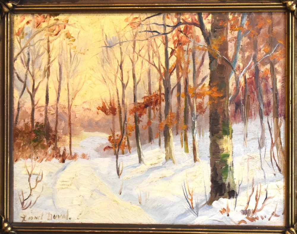 Canadian landscape oil painting by Lionel Duval View IV
