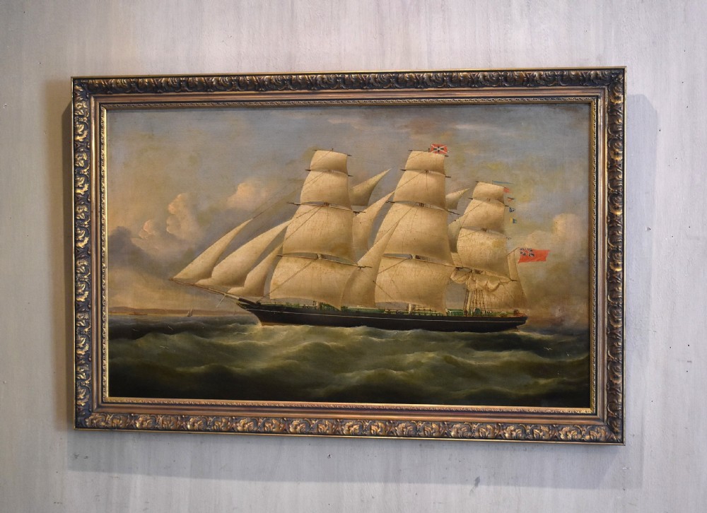 Fine ship oil painting 
