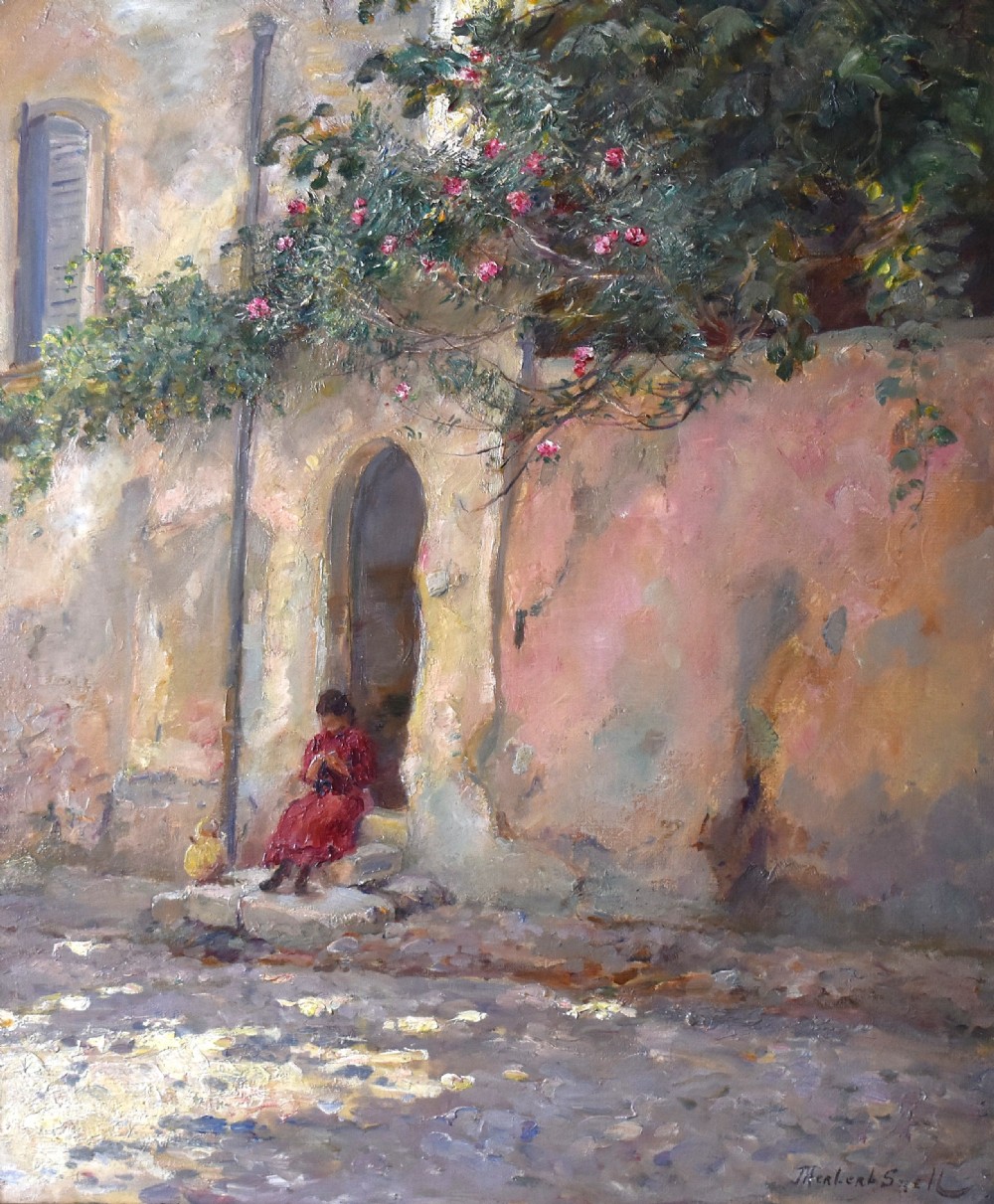 Oil painting by James Herbert Snell RBA ROI  View VI