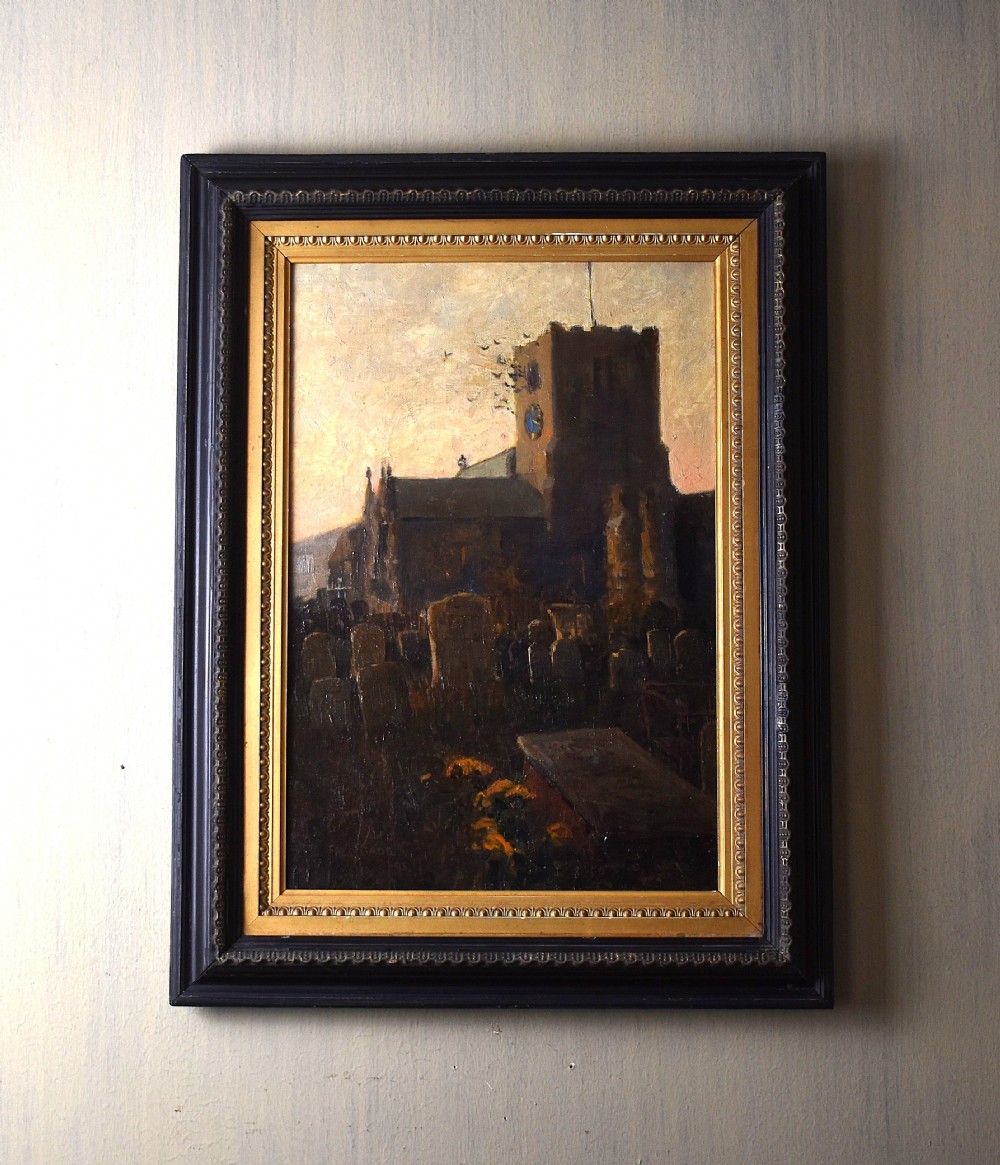 St Mary’s Church, Scarborough oil painting by Frederick Dade