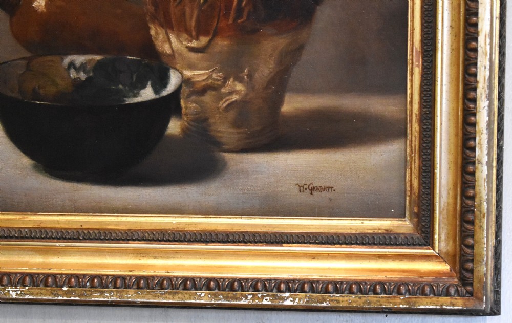 Still life oil painting of ceramics View VI