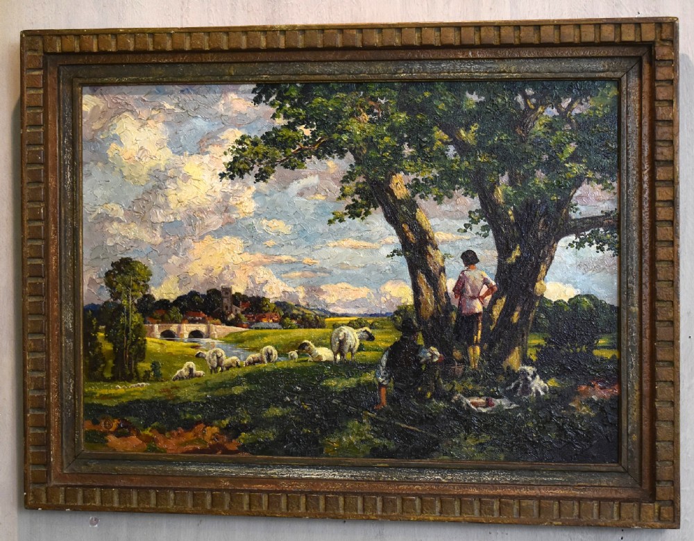 Summer Pastoral oil painting by Eric Belton View II