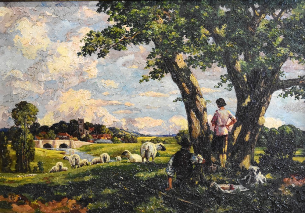 Summer Pastoral oil painting by Eric Belton View IV