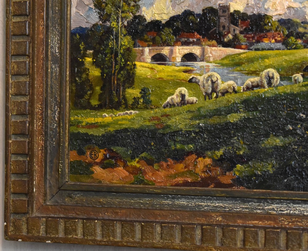 Summer Pastoral oil painting by Eric Belton View V
