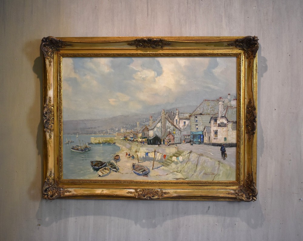 Oil painting of St Ives by Godwin Bennett