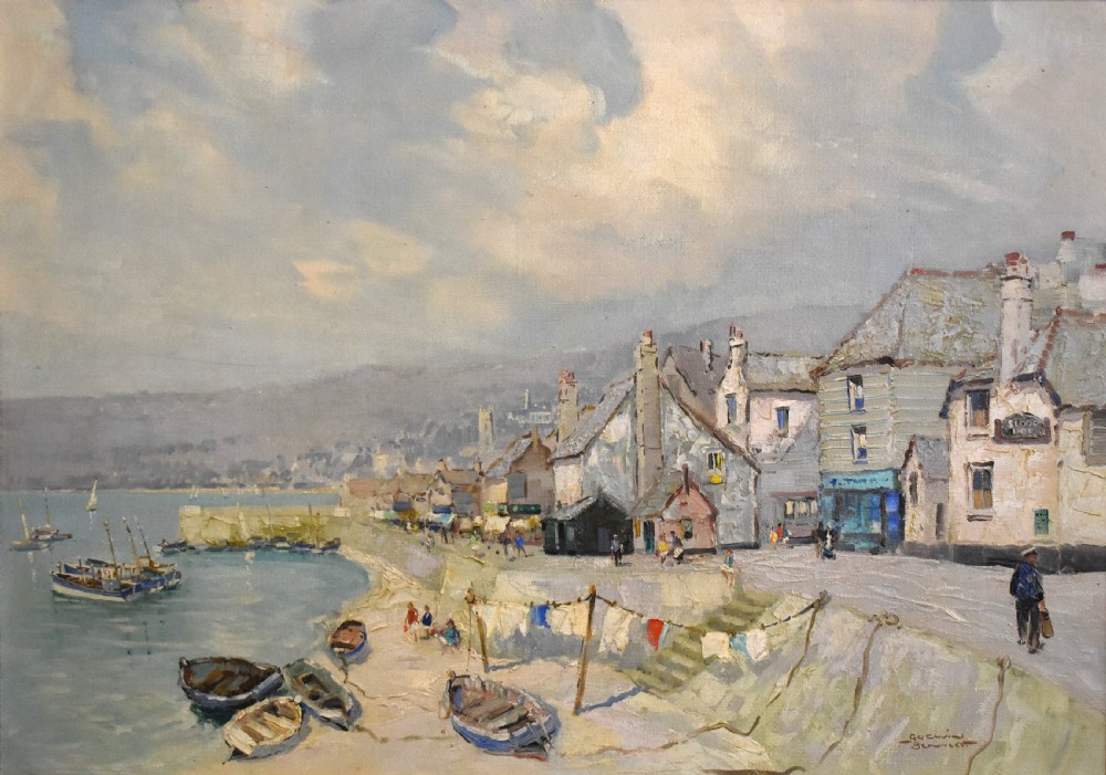Oil painting of St Ives by Godwin Bennett View IV